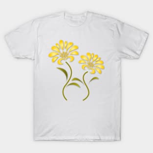 Origami Flowers 2 T-Shirt